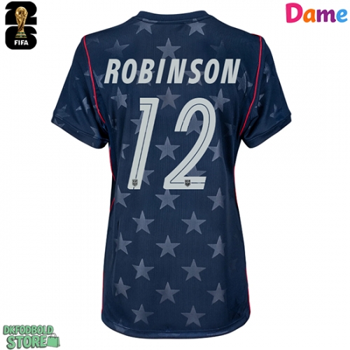 Forente stater Miles Robinson #12 Replika Udebanetrøje Dame VM 2026 Kortærmet